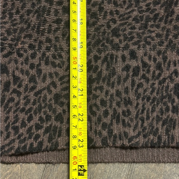 Vintage 80s Cedars Lambswool Angora Sweater S Hong Kong Leather Hedgehog - Picture 7 of 11